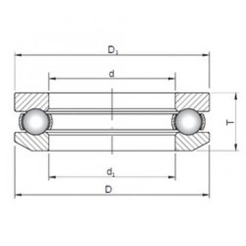 ISO 53201 thrust ball bearings
