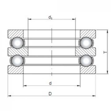 ISO 52334 thrust ball bearings