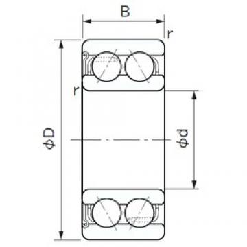 75 mm x 130 mm x 41.3 mm  NACHI 5215Z angular contact ball bearings