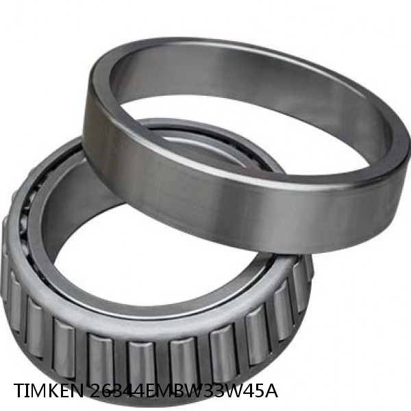 26344EMBW33W45A TIMKEN Tapered Roller Bearings Tapered Single Metric