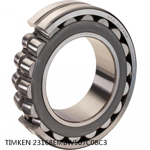 23168EMBW507C08C3 TIMKEN Spherical Roller Bearings Steel Cage