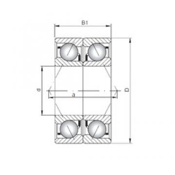 ISO 71913 CDB angular contact ball bearings